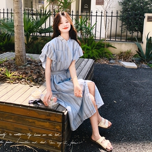 夏季新款 衬衫式连衣裙 2C018-K921-P135-K198图片