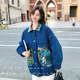 初春款牛仔短外套2C018-8948-P155-K238，女装短外套，2C018