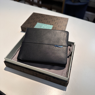 撤柜高端品牌男士微瑕短款钱包卡包进口头层牛皮舒适柔软细腻Y58