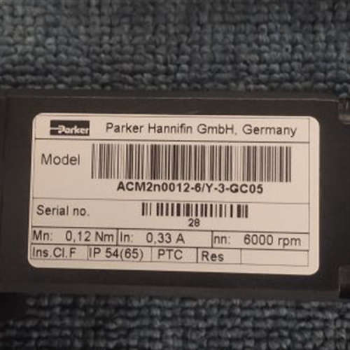 品牌PARKER品名伺服电机ACM2N0012-6/Y-3-GC05，德国全新原装正品