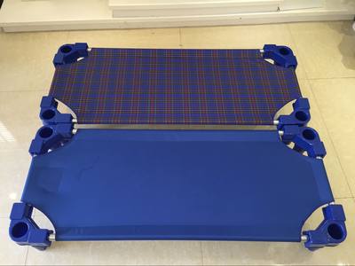 幼儿园专用儿童塑料帆布床叠叠床午休睡觉床早教托班帆布小床