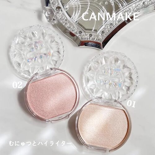 日本canmake膏状单色高光新款