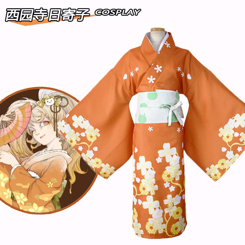 弹丸论破2 cosplay西园寺日寄子动漫二次元假发扮演和服饰cos服装