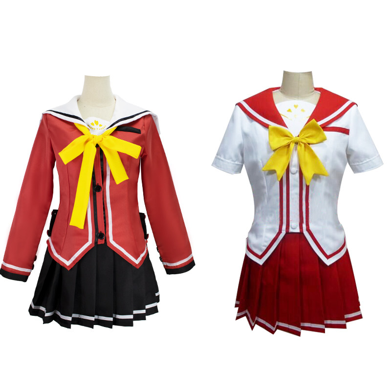 动漫charlotte夏洛特友利奈绪衣服二次元cosplay角色扮演服装女裙