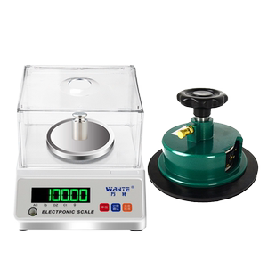 万特克重电子称纺织天平秤0.01无纺布料平方克重仪面料纸张取样器