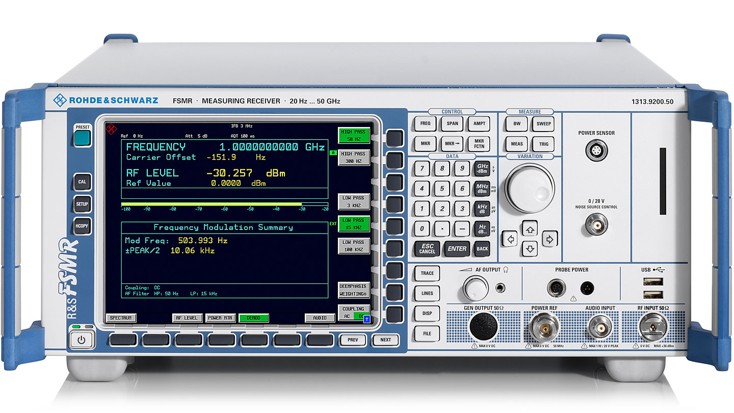 出售租赁德国罗德与施瓦茨R/S FSMR26 测量接收机频谱分析仪现货