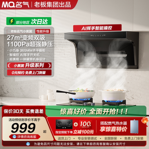名气小黑翼Pro全网热销款油烟机