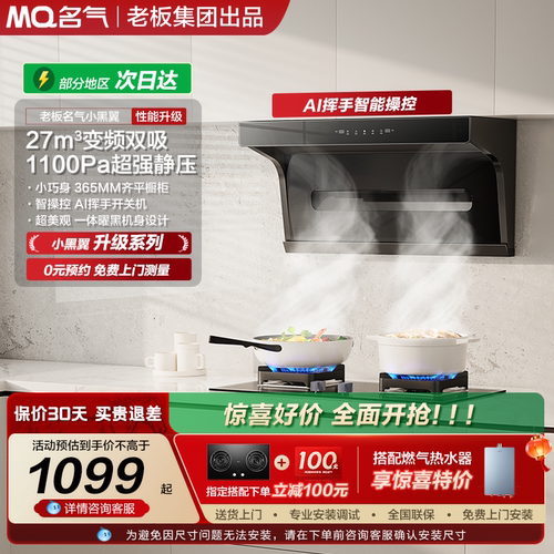 名气小黑翼Pro全网热销款油烟机
