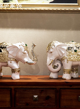 欧式大号大象摆件落地过道走廊