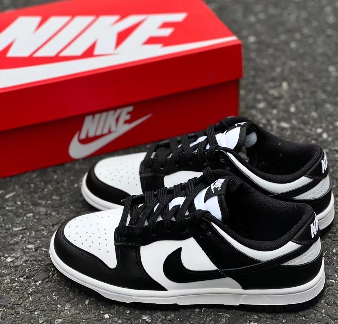 耐克Nike Dunk Low男女黑白熊猫低帮板鞋CW1588-100