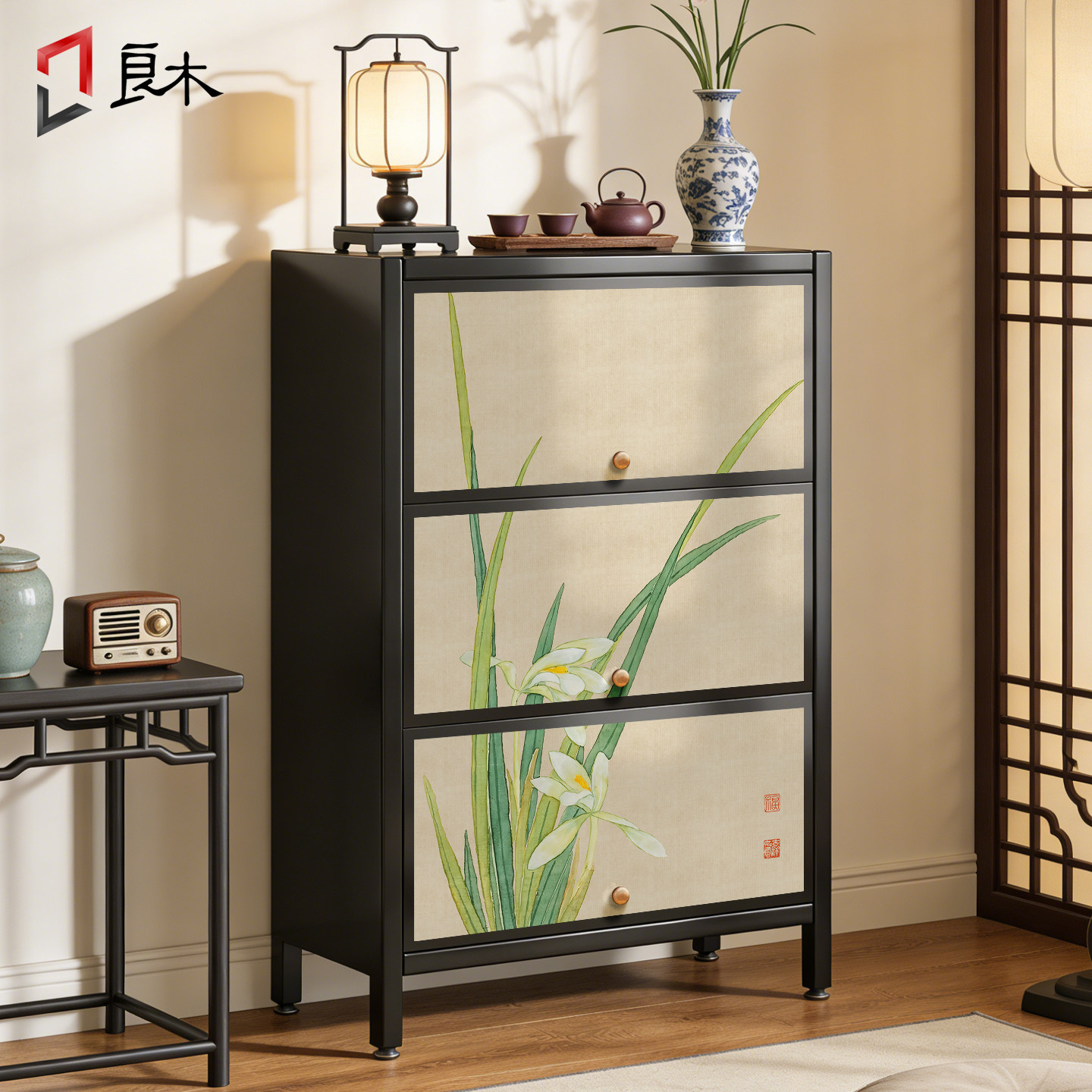 宋氏美学客厅家用斗柜落地沙发餐边柜玄关储物柜收纳柜子2026新款,收纳整理,收纳柜,淘宝优惠券,粉丝福利购,淘宝优惠卷