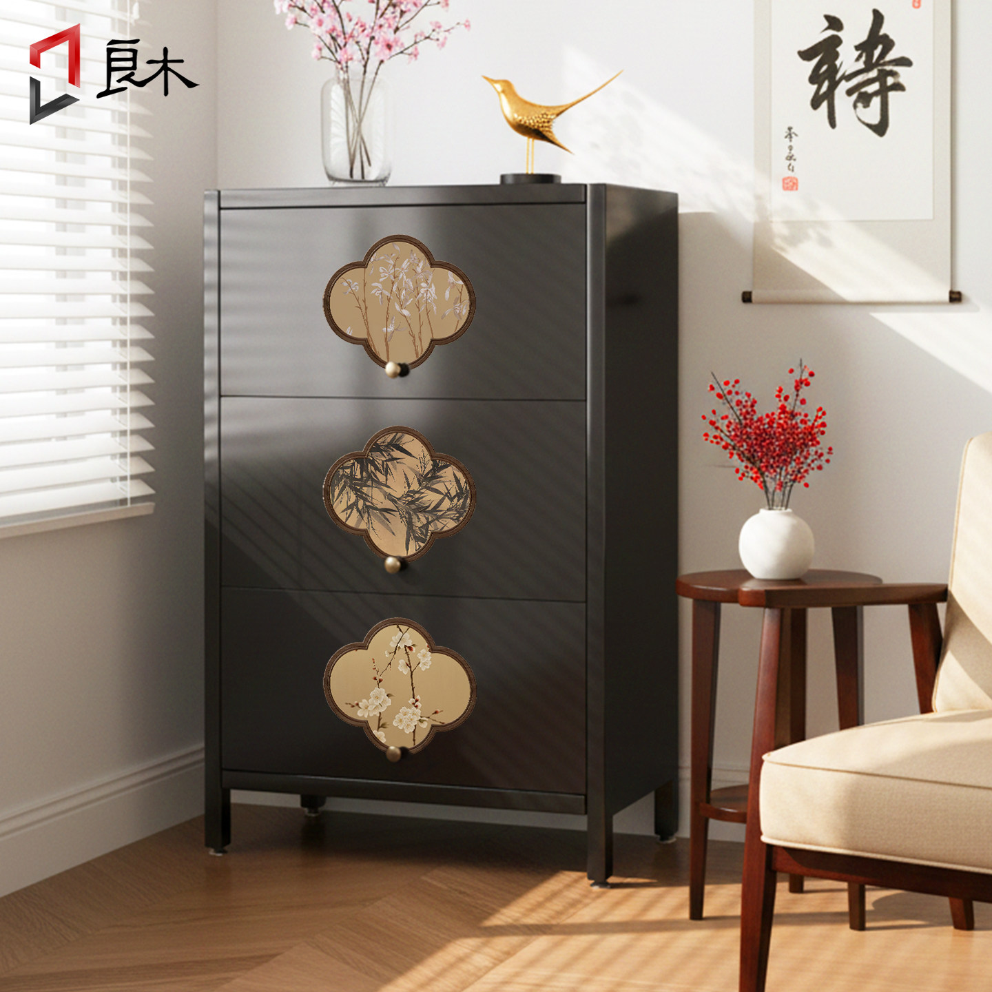 宋氏美学客厅收纳柜一体靠墙沙发