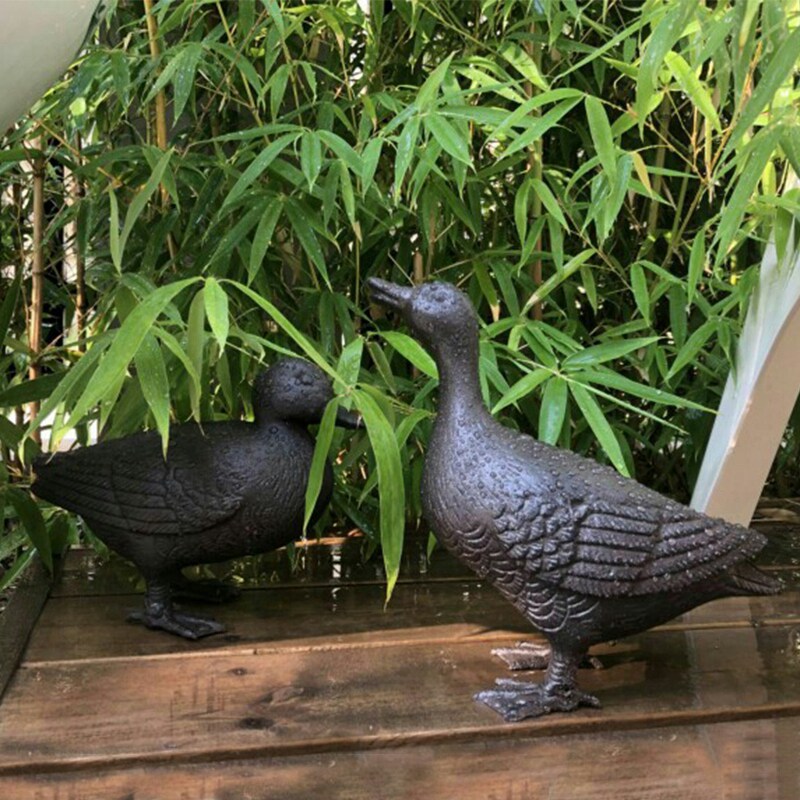复古铸铁工艺品酒吧会所庭院家居装饰桌面摆件挂件墙壁装饰鸭子
