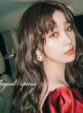 物种 虞书欣同款爱心耳环复古简约百搭女团耳饰心形无耳洞耳夹