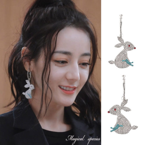 物种乔晶晶同款兔子荣耀耳夹耳圈