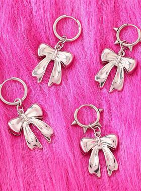 Cross-border cute swirly bow women's punk vintage earrings