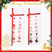耳钉 Christmas new tree gift sets pairs stud