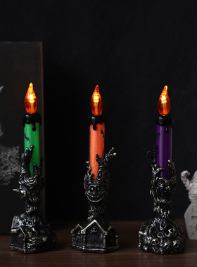 Halloween tombstone ghost hand prop candle lamp 万圣节蜡烛灯
