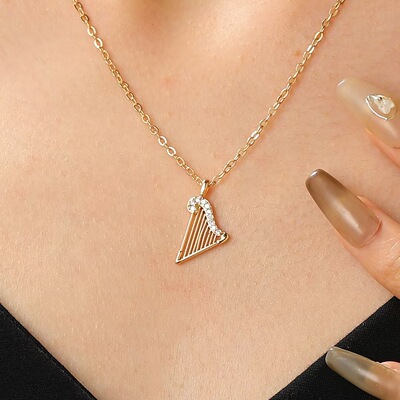 铜Simplecreativemusical项链