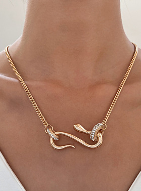 妙雅合金男女通用新款个性气项链