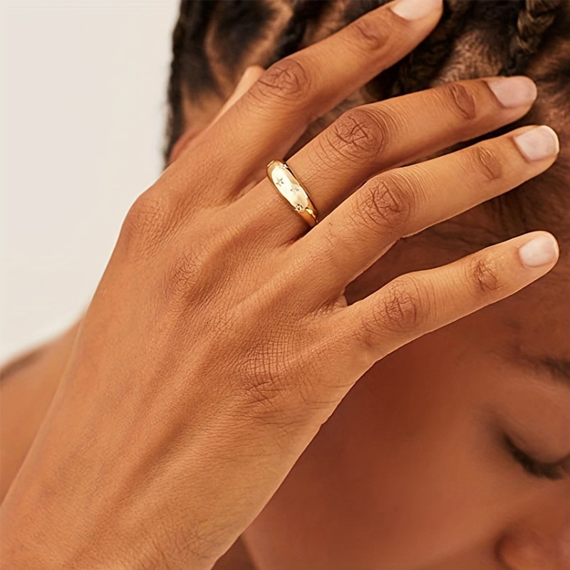 铜新款热销星星甜美尾戒指/指环