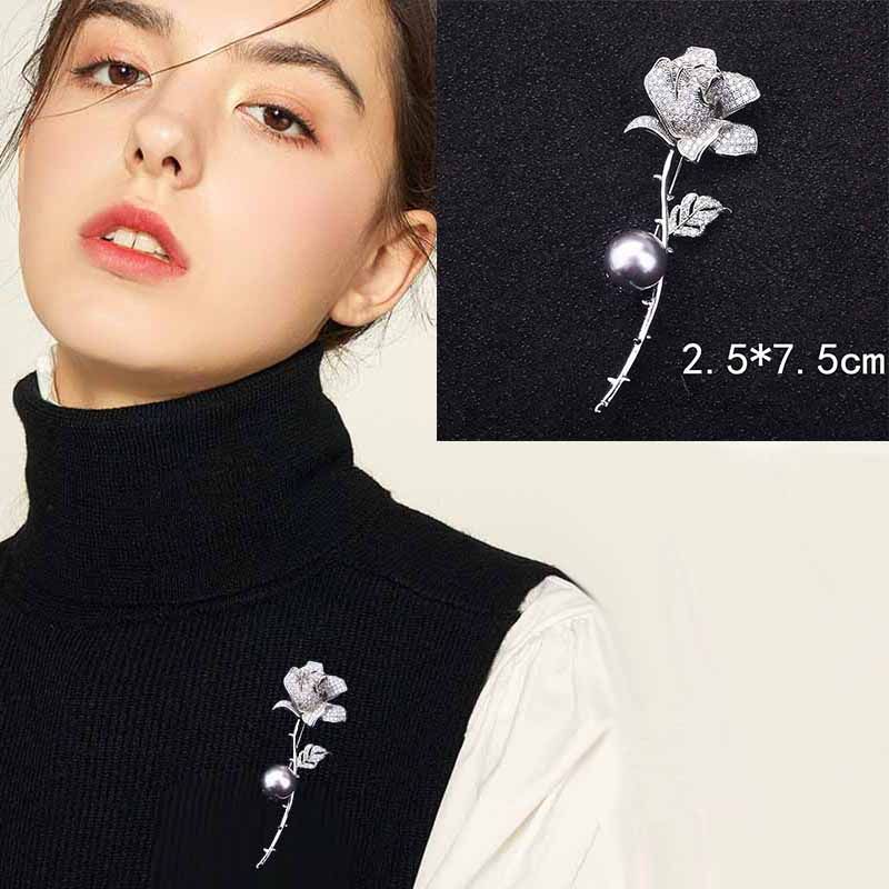 包邮全新闪亮锆石经典玫瑰花胸针秋冬大衣气质百搭胸花个性别针女,饰品/流行首饰/时尚饰品新,胸针,淘宝优惠券,粉丝福利购,淘宝优惠卷