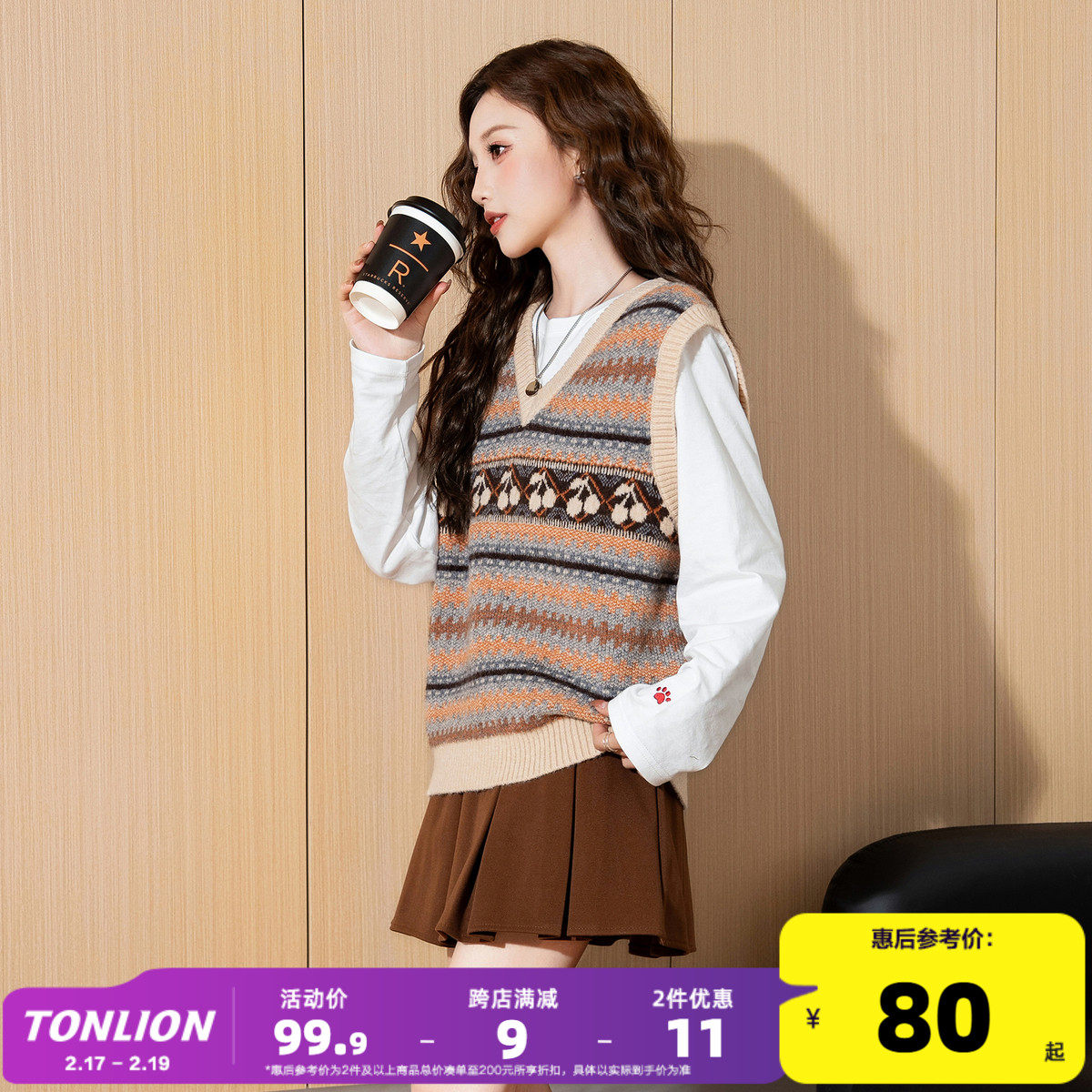 �ۻ��㣺A��/��ɴ�� S ��ʨ�¿���֯���ױ���Ů2025�����Ứ��ϵV����֯ë����Ƹ�С��