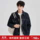 唐狮2026春秋牛仔外套男士 百搭简约风 翻领明线设计韩系穿搭时尚
