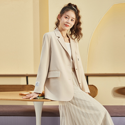 taobao agent Spring fresh classic suit jacket, autumn trend clothing, fitted, Korean style