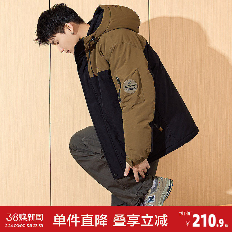 唐狮冬季新款棉衣男士工装美式加厚防寒棉服棉袄青少年外套潮休闲