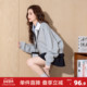 唐狮2026春季 宽松百搭上衣流行灰色短款 新款 小众设计感女polo衫
