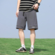 新款 运动五分中裤 休闲短裤 裤 唐狮2025夏季 薄款 男工装 宽松灰色时尚