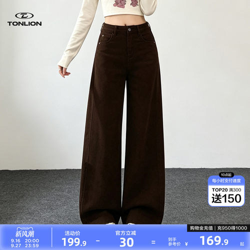 tonlion/唐狮牛仔裤女秋季26新款