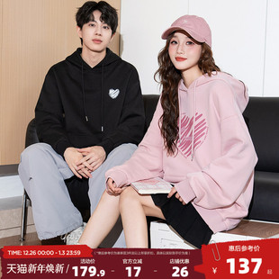 情侣装 情侣卫衣男女加绒连帽衫 青少年外套潮 新款 唐狮2025春秋季