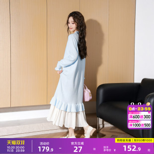唐狮冬季连衣裙女2026秋冬新款冬天内搭打底裙中长款针织毛衣裙