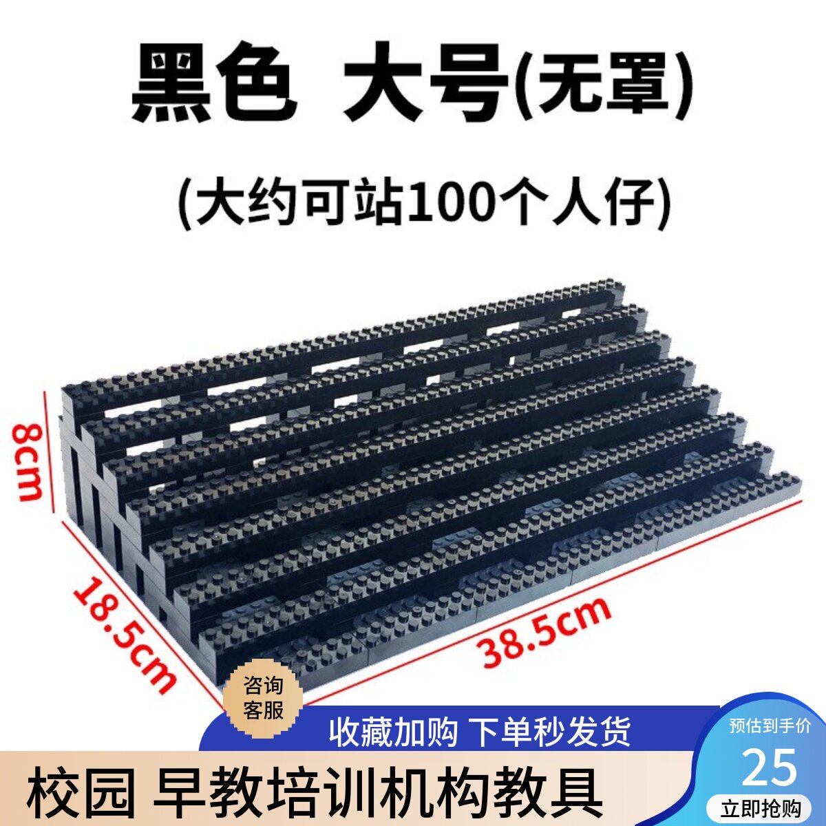 公仔漫威小人收纳盒透明亚克力防尘罩人仔展示盒架柜阶梯拼装积木图片