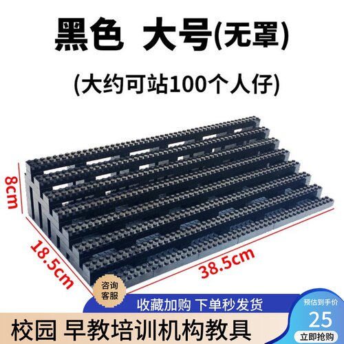 公仔漫威小人收纳盒透明亚克力防尘罩人仔展示盒架柜阶梯拼装积木