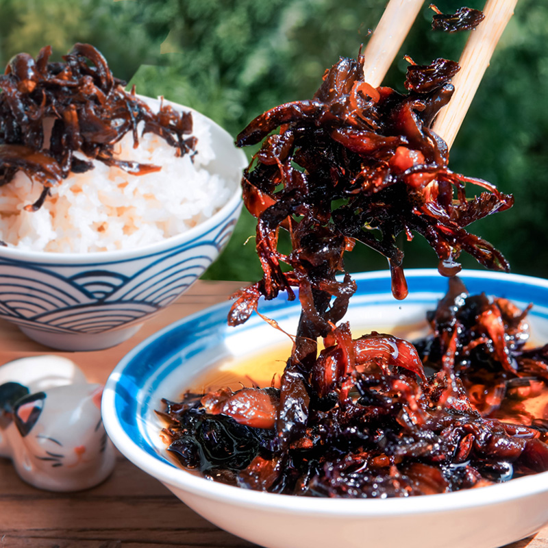 不辣油炸鸡枞菌，拌面拌饭香！