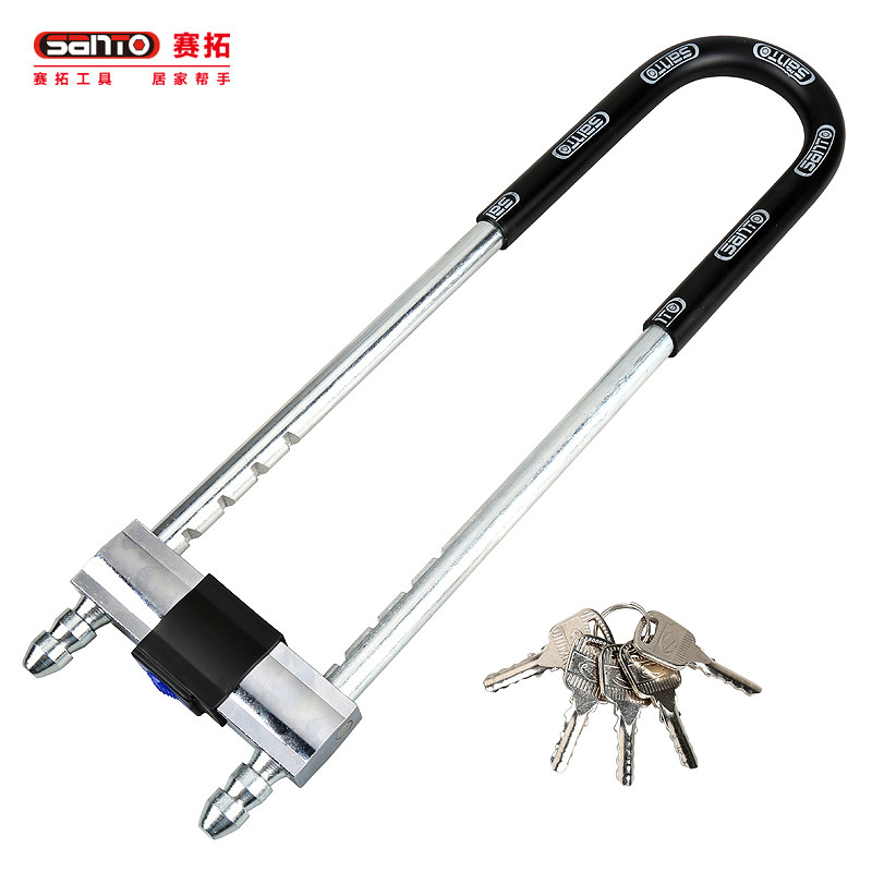 赛拓 抗液压剪玻璃门锁加长u型锁双门锁插锁防盗锁推拉门锁商铺锁,五金/工具,其他起重工具,淘宝优惠券,粉丝福利购,淘宝优惠卷