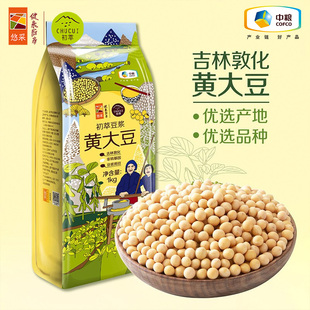 中粮初萃豆浆黄大豆1kg非转基因东北黄豆豆浆用豆五谷杂粮粗粮