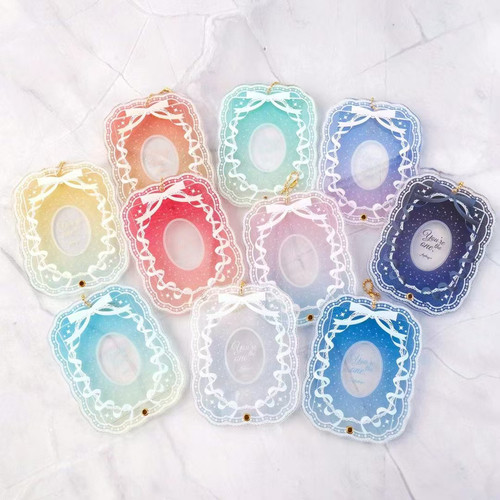 fukuya谷美agf拍立得御守小蕾丝蝴蝶结五周年窗帘款谷美展示盲袋