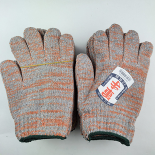 加厚新料1000克棉纱手套混纺耐磨耐高温佩戴舒适橡胶厂炼胶厂使用