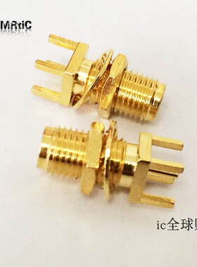 RF-sma射频头 pcb焊接 sma-ke sma-khd 11mm 外螺纹内孔 pcb高频