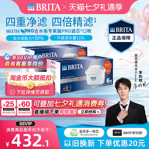 碧然德Brita去水垢家用滤芯家用