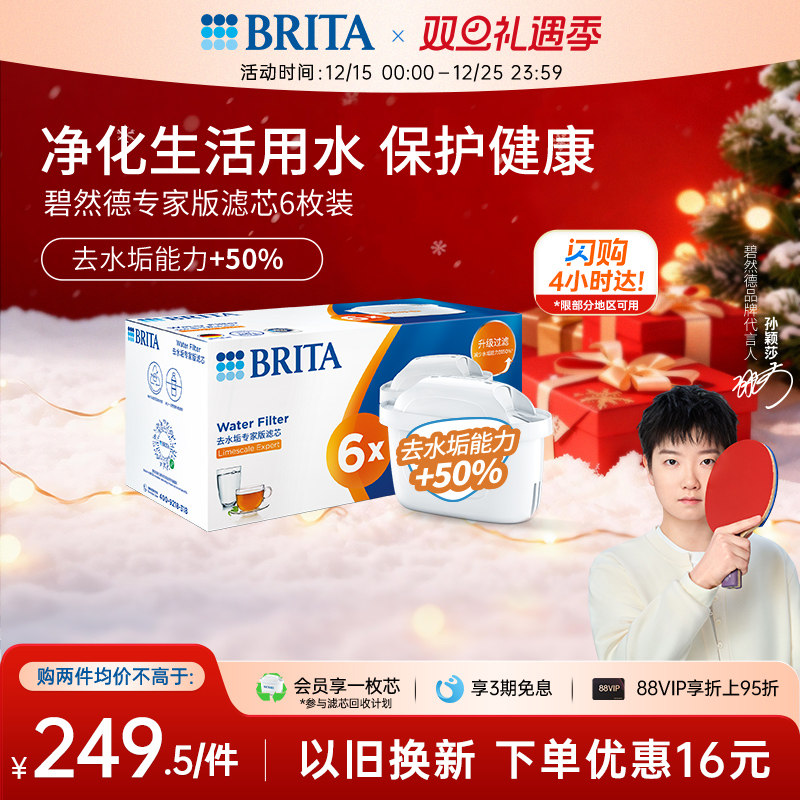 碧然德去水垢家用滤芯净水器