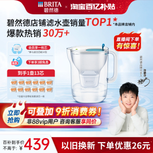 BRITA碧然德家用过滤水壶净水器净水壶设计师套组 孙颖莎推荐