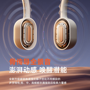蓝牙耳机IPX8防水骨传导液态硅胶全包裹运动骑行无线游泳耳机