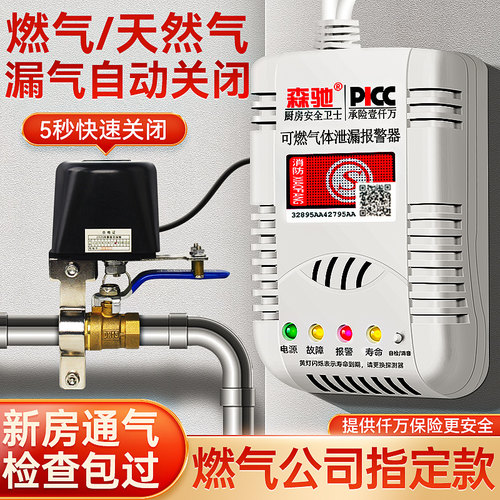 GB2019天然气报警器自动切断阀!!