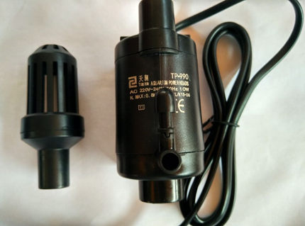 天润TP-990松宝38F 48F鱼缸原装水泵 带氧气管 10W扬程0.5M无水管