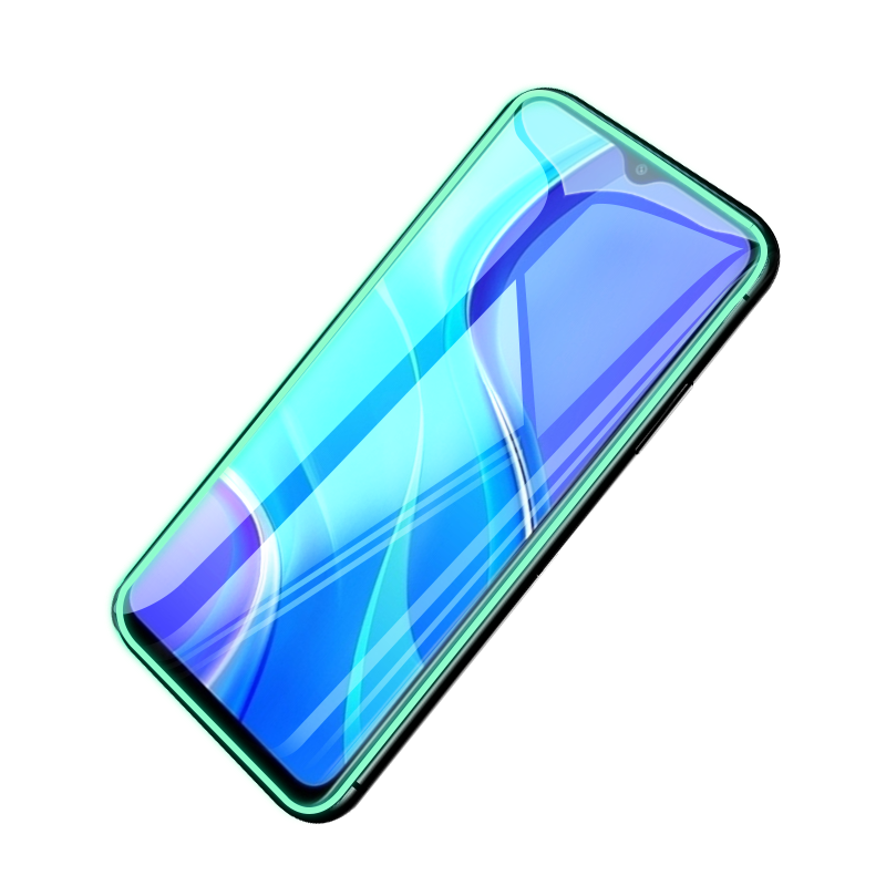适用红米note9s钢化膜小米红米note8pro手机夜光膜redminote9s抗蓝光noto全屏redmi95g版note9贴膜无白边保护